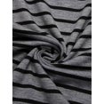 thumbnail image 5 of Oudiya Womens Long Nightgown Striped Nightshirt V-Neck Botton Down Loungewear Casual Sleepwear with Pockets, S-4XL, 5 of 6