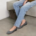 thumbnail image 4 of Women's Flats Shoes Pointed Toe Knit Ballet Comfortable Dressy Slip On Flat, 4 of 12