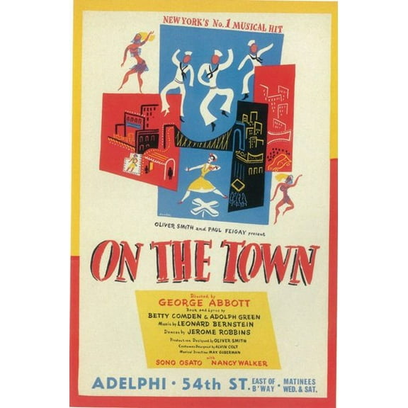 On The Town (Broadway) Movie Poster (11 x 17)