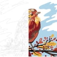 thumbnail image 6 of Plaid Fall Bird Modern Paint-by-Number Art Kit, 12 Piece, 6 of 10