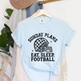 thumbnail image 2 of Sunday Plans: Eat. Sleep. Football - Women's Garment Dyed Graphic T-Shirt, 2 of 11