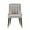 Grey, variant on Manhattan Comfort Eda Dining Chair with Solid Wood Frame in Gray