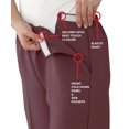 thumbnail image 2 of Silvert's Women's Adaptive Side Opening Fleece Track Pants, Royal, L, 2 of 2