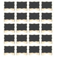 thumbnail image 1 of Wedding Chalkboard, Folding Rectangular Mini Chalkboard, Black Portable for Kitchen Mini Food Menu Board Name Label Office, 1 of 8