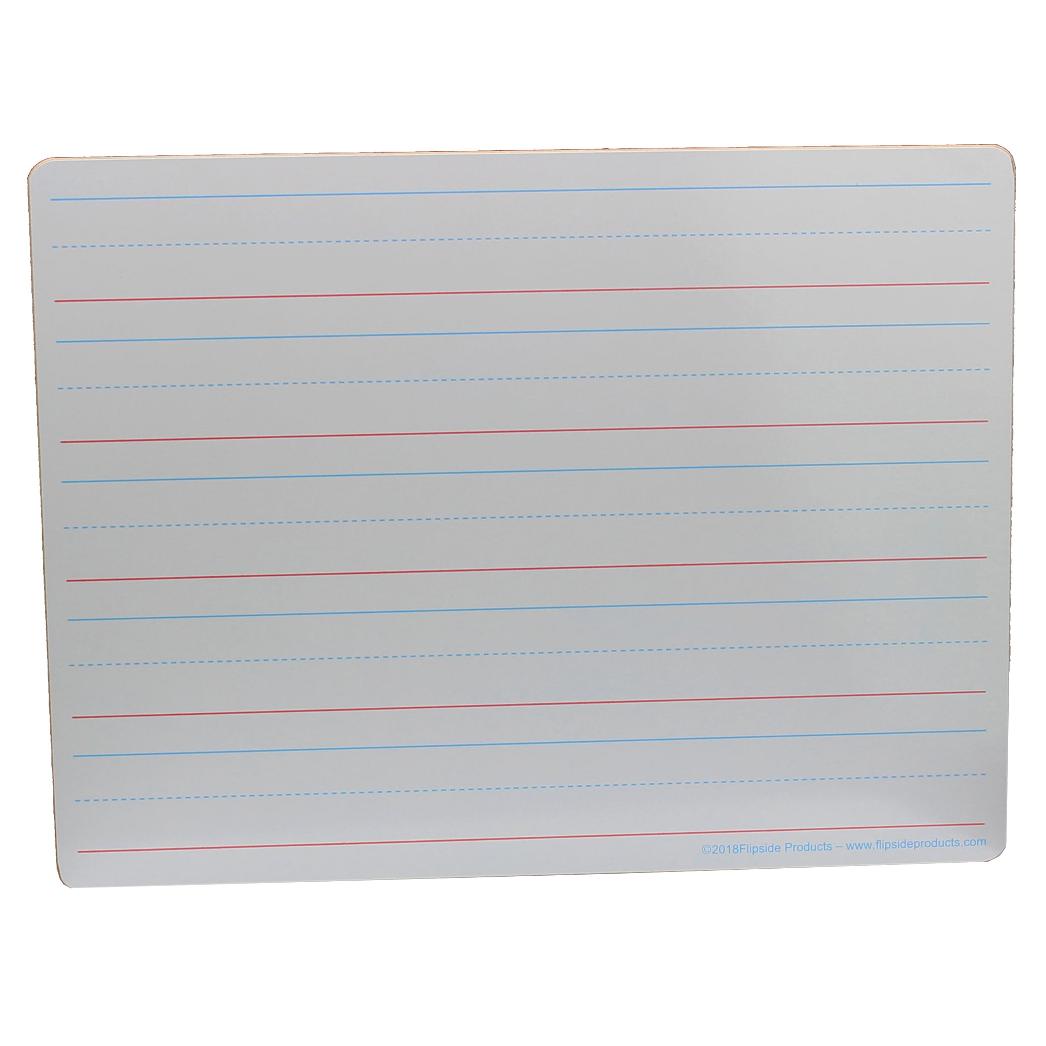 Flipside Products Double-Sided Dry Erase Board, 9"W x 12"L, Pack of 24