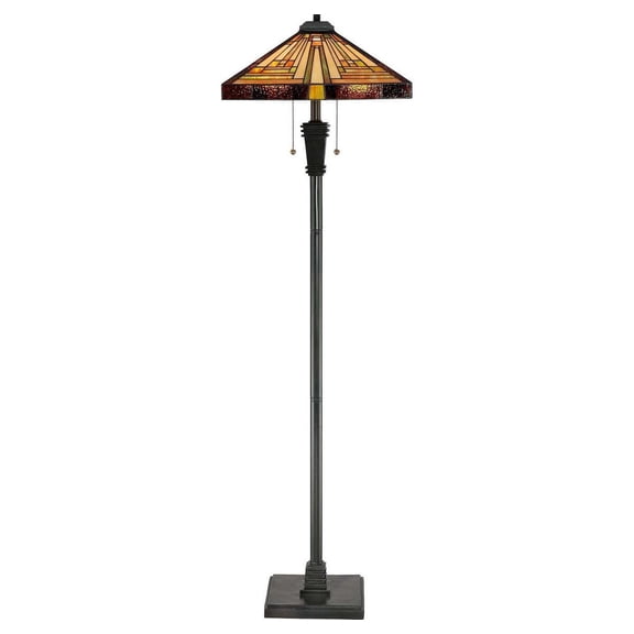 Quoizel TF885F Stephen 2-Light Floor Lamp in Bronze Patina Finish