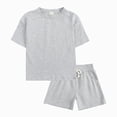 thumbnail image 2 of Toddler Boy Summer Play Clothes Short Sleeve Tee Elastic Shorts Outfit 12M-5T Kaprioy, 2 of 8