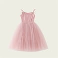 thumbnail image 2 of Cethrio Girls Slip Dresses, Summer Dancing Sleeveless Mesh Birthday Dresses Pink Size 7-8, 2 of 5