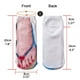 thumbnail image 2 of 5 pares de calcetines con estampado de manicura, calcetines con estampado de chanclas, calcetines con patrón 3D, calcetines informales personalizados con chanclas, calcetines tobilleros de corte, 2 of 7