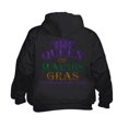 thumbnail image 2 of CafePress - Queen Of Mardis Gras - Kids Hooded Sweatshirt, Classic Hoodie, 2 of 4