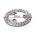 thumbnail image 2 of Disque de Rotor de Frein Arrière Compatible avec SYM JOYRIDE 125 200 EVO JOYRIDE 200 GTS 200 01-14, 2 of 3