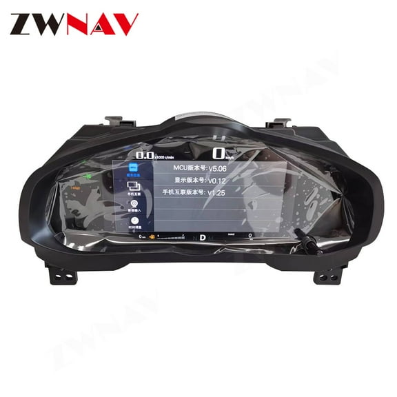 ZWNAV 12.3 inch car LCD digital instrument panel instrument cluster speedometer suitable for Mazda 3 LCD Instrument Cluster