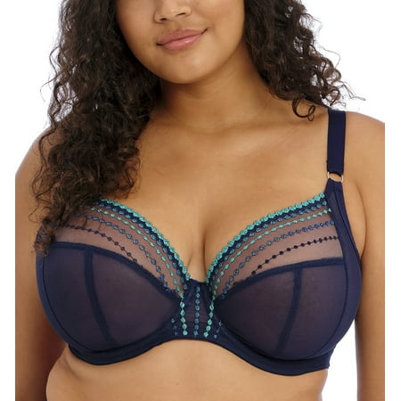 Elomi Matilda Banded Plunge Underwire Bra (8900) 36H Siren Song
