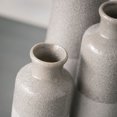 thumbnail image 4 of Sullivans Set of 3 Small Ceramic Bottle Vases 5"H, 7.5"H & 10"H Gray, 4 of 19