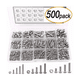 thumbnail image 2 of Kit Tornillos De Cabeza  BloosomHexagonal M3 M4 M5 Plana Acero Transparente Con plata, 2 of 5