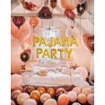 thumbnail image 3 of (oro + oro rosa) Globos de fiesta de oro rosa Pancarta de fiesta de pijamas Decoración de fiesta de pijamas Globos de fiesta de spa para fiesta de pijamas, 3 of 5