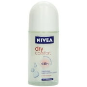 nivea dry comfort deodorant roll-on, 1.7 fluid ounce (pack of 2)