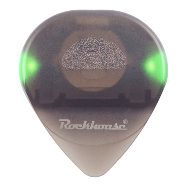 Púas LED para guitarra, púas brillantes con luces LED, púas verdes