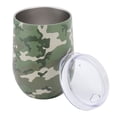 thumbnail image 3 of Vaso de vino floral de acero inoxidable al vacío de doble pared copa de vino con tapa para el hogar al aire libre tipo B, 3 of 8