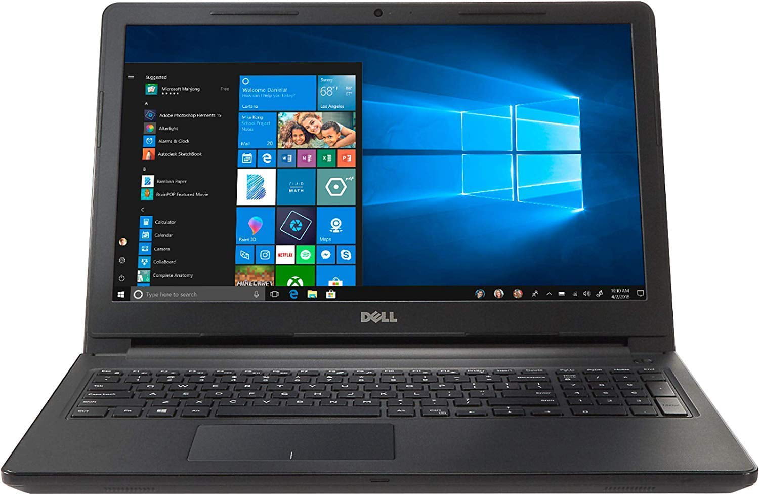 Dell Inspiron 15.6inch HD Premium Laptop PC, Intel Dual Core i3