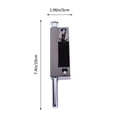 thumbnail image 2 of Minkissy 1Set Simple Design Wooden Door Slide Bolt Lock 19x5cm Automatic Zinc Alloy Latch, 2 of 7