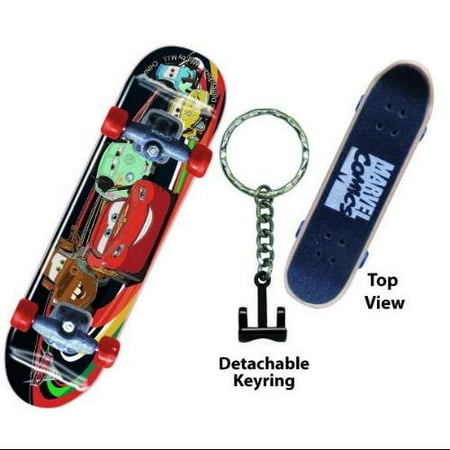Disney Cars 2 Mcqueen & Friends Skateboard Key Ring
