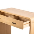 thumbnail image 3 of 2-Drawer Wood Console with Metal Handles Modern Design Style Living Room, 3 of 9
