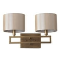 thumbnail image 4 of SAFAVIEH Catena 9.25 in. H Rustic Double Light Sconce, Antique Gold, 4 of 5