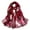 Red, variant on Infinity Scarves Fashion Women Roses Printing Long Soft Wrap Scarf Simulation Silk Shawl Scarves,Blue Mothers Day Polyester Scarf