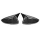 thumbnail image 3 of Cubierta de espejo retrovisor, par de cubiertas de espejo retrovisor estilo fibra de carbono, diseño aerodinámico, 3 of 9