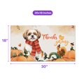 thumbnail image 5 of Happy Thanksgiving Shih Tzu with Turkey Pumpkins Autumn Vibes Doormat Lion Dog Lover Gifts Indoor Outdoor Welcome Mat - 12018, 5 of 5