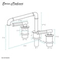 thumbnail image 3 of Avallon 8 in. Widespread, Sleek Handle, Bathroom Faucet in Brushed Nickel, 3 of 10