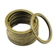 thumbnail image 4 of 50 piezas de llaves en blanco de 18 mm/32 mm con cierre de aro de bronce antiguo para llavero, 4 of 5