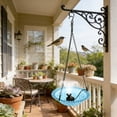 thumbnail image 3 of Activewear Outdoor Bird Feeder For Garden Balcony Attracts Wild Birds With Rustproof Construction And Easy Fill Design - Blue, 3 of 3