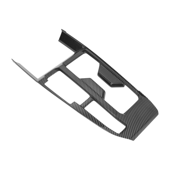 Unique Bargains ABS Gear Shift Knob Button Cover for Honda Accord 2023-2025 Console Gear Panel Decal Trim Sticker Interior Accessories Carbon Fiber Black