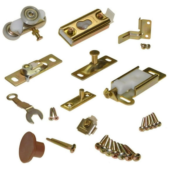 Johnson Hardware Jh1031fd06 2-Panel Hardware Set For 100Fd Series Folding Doors - Brass