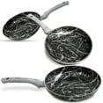 thumbnail image 1 of ARIMI Italian Diamond Marble Frying Pan Set 3-Piece - 8 Inch-9.5 Inch-11 Inch, 1 of 1