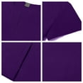 thumbnail image 4 of Light Blue Scrubs,Women's Scrub for Women V-Neck Top & Cargo Pants, Comfortable Scrub Set Stretch Fabric - Dark Purple - L, 4 of 4