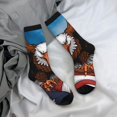 thumbnail image 5 of Vsdgher Cartoon Bald Eagle USA Crew Socks for Men & Women, Breathable Casual Athletic Ankle Socks, 5 of 6