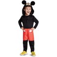 thumbnail image 1 of Disfraz completo de Mickey Mouse para niños de Disney, negro, 2T, 1 of 1