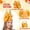 1 PCS, variant on Joyfy 3 Pack Plush Roast Turkey Hats for Adults, Thanksgiving Party Costume Dress Up Accessories