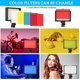 thumbnail image 5 of LED Video Light, 5600K Dimmable, USB Photo Lights with Mini Tripod and Color Filters for Photo Studios, Small Angles, Video Recording, Streaming Games, 5 of 5