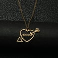thumbnail image 5 of Name Custom Necklace Custom Name Love Heart Pendant Personalized Arrow Name Necklace for Women Valentine's Day Gift, 5 of 5