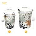 thumbnail image 5 of Daiia tropical Leaves Laundry Hamper With Handles Large Storage Basket/Toy Organizer/Dirty Clothes Collapsible Waterproof For College Dorms, Bedroom,Bathroom, 5 of 8