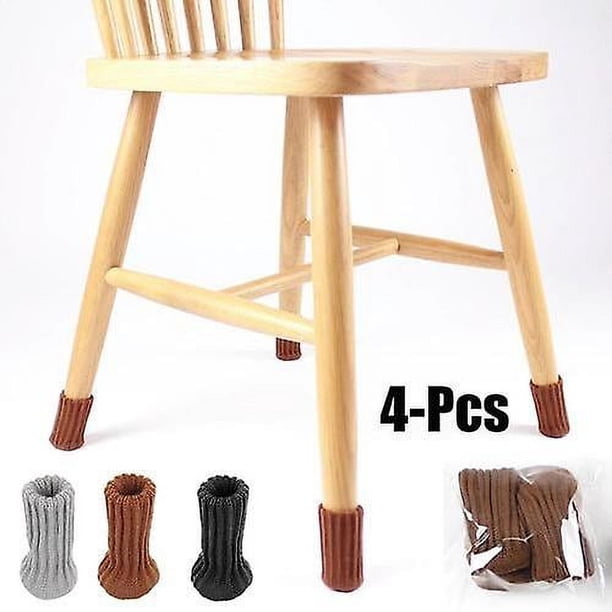 piezas Fundas para patas de silla Calcetines para pies de mesa Protectores de suelo antideslizantes Almohadillas antiruido