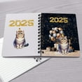 thumbnail image 4 of Happy New Year British Shorthair Welcome 2025 Balloon Firework Party Spiral Bound Journal Cat Lover Kitten Owner Gifts 5x7in Spiral Notebook - 01014, 4 of 5