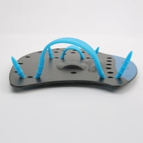 LOLIPPYY 1Pair Swimming Paddles Blue Swim Hand Paddles for Adults Improve Stroke Technique