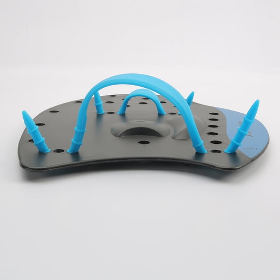 LOLIPPYY 1Pair Swimming Paddles Blue Swim Hand Paddles for Adults Improve Stroke Technique
