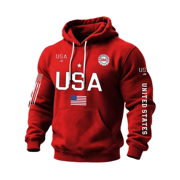 Men's Usa Patriotic Hoodies 250 Years American Hoodies 250th Patriotic 1776-2026 Pullover 250 Anniversary Usa Hooded Sweatshirts