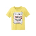 thumbnail image 1 of Parents For Sale Kids Cotton T-Shirt - Yellow - X-Large, 1 of 1